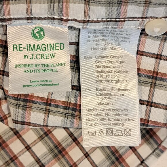 J. Crew Men's Small Slim Untucked Long Sleeve Button Down Shirt Style #AT942 - Picture 8 of 14